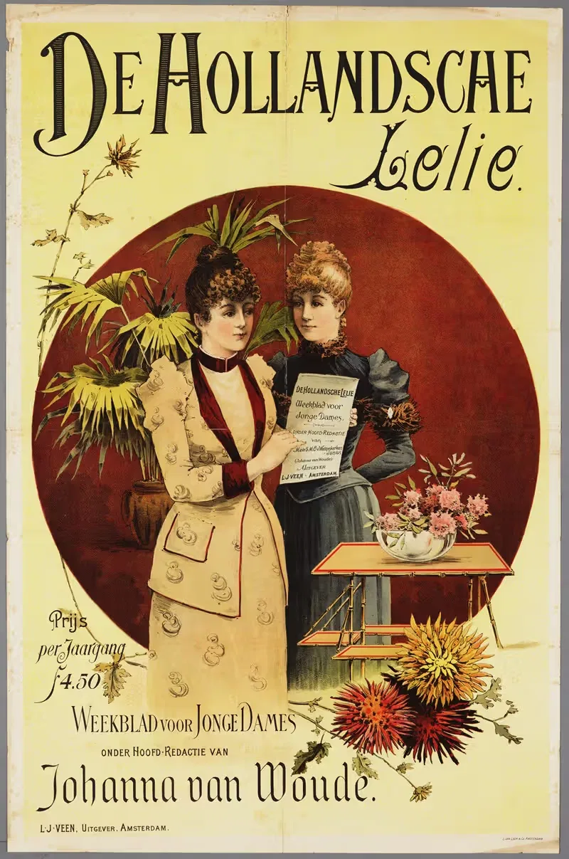 De Hollandsche Lelie by L.J. Veen, 1889-1903 — digital art print download