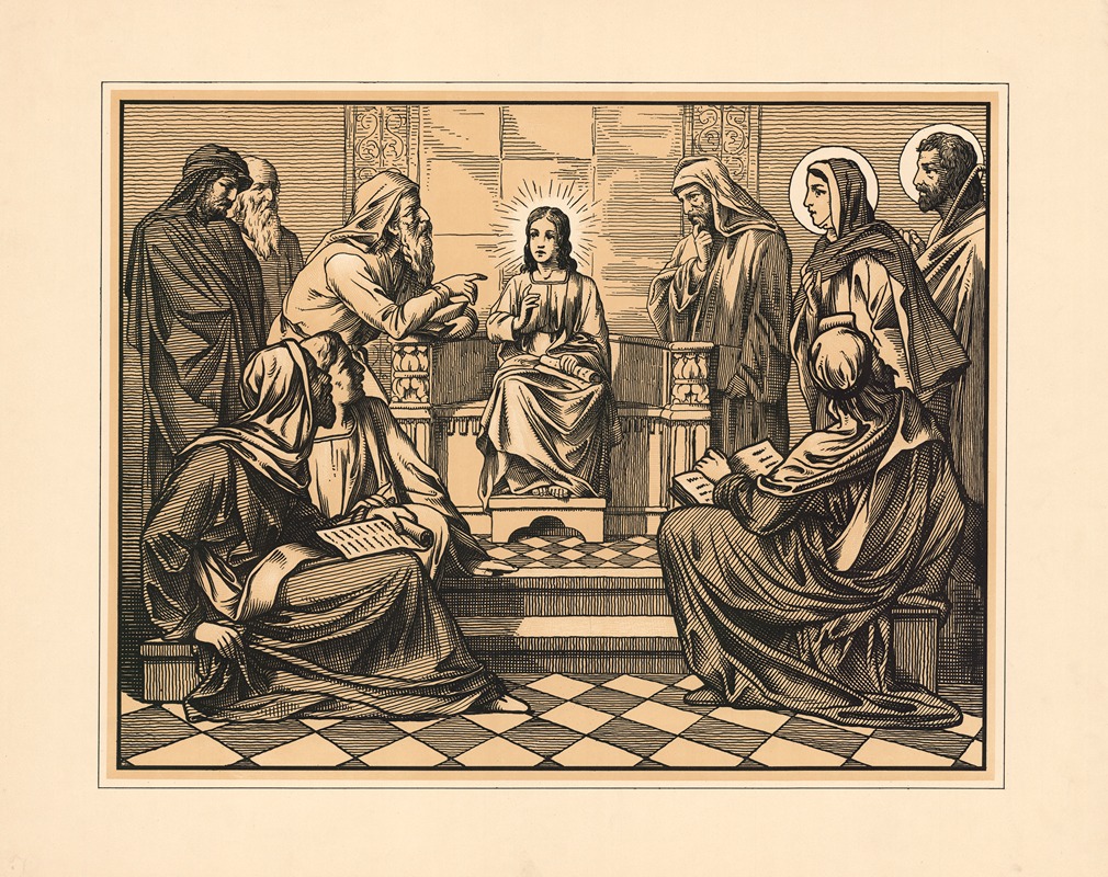 Jesus at age 12 in the temple — Aschendorff