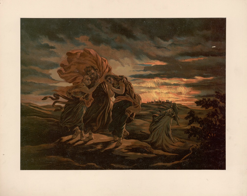 Sodom and Gomorrah by Ernst Pessler, 1893 — digital art print download