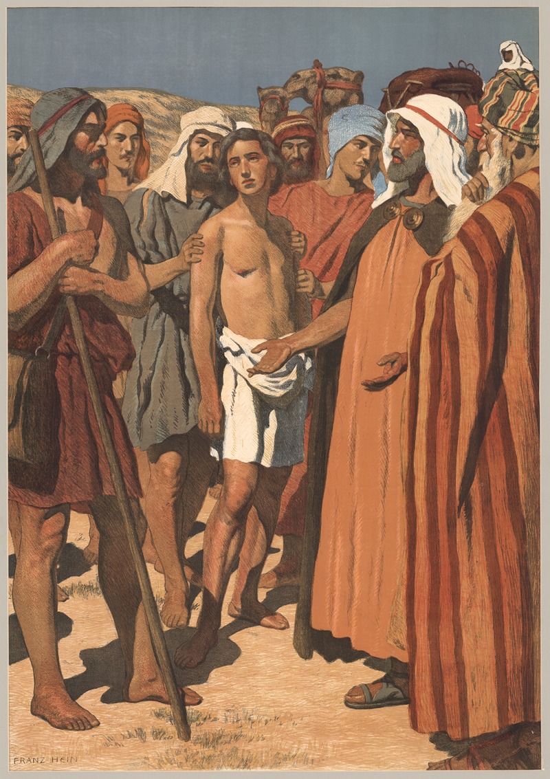Joseph is sold by his brothers — Franz Hein