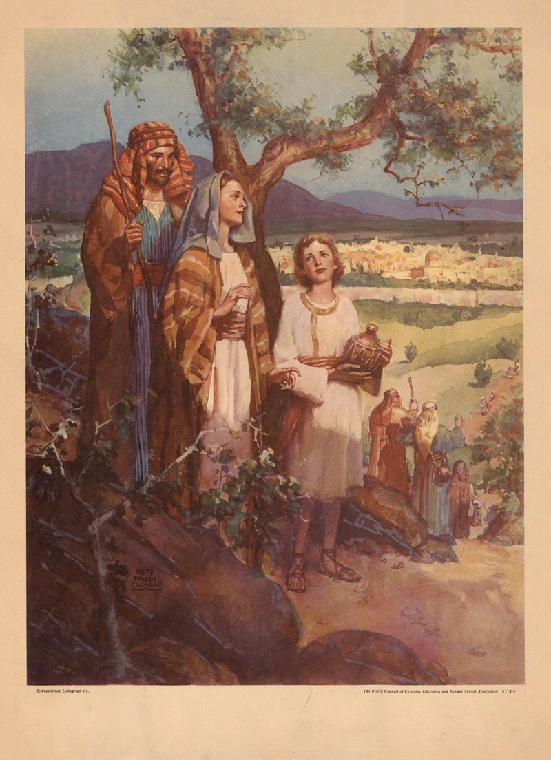 On the road to Jerusalem by Gebhard Fugel, 1931 — digital art print download