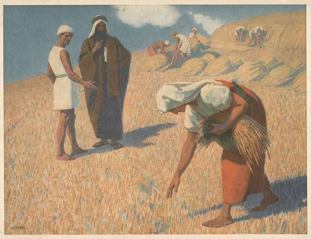 Ruth and Boas by Gebhard Fugel, 1935 — digital art print download