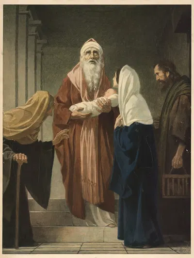 Simon and Anna by Gebhard Fugel, 1939 — digital art print download