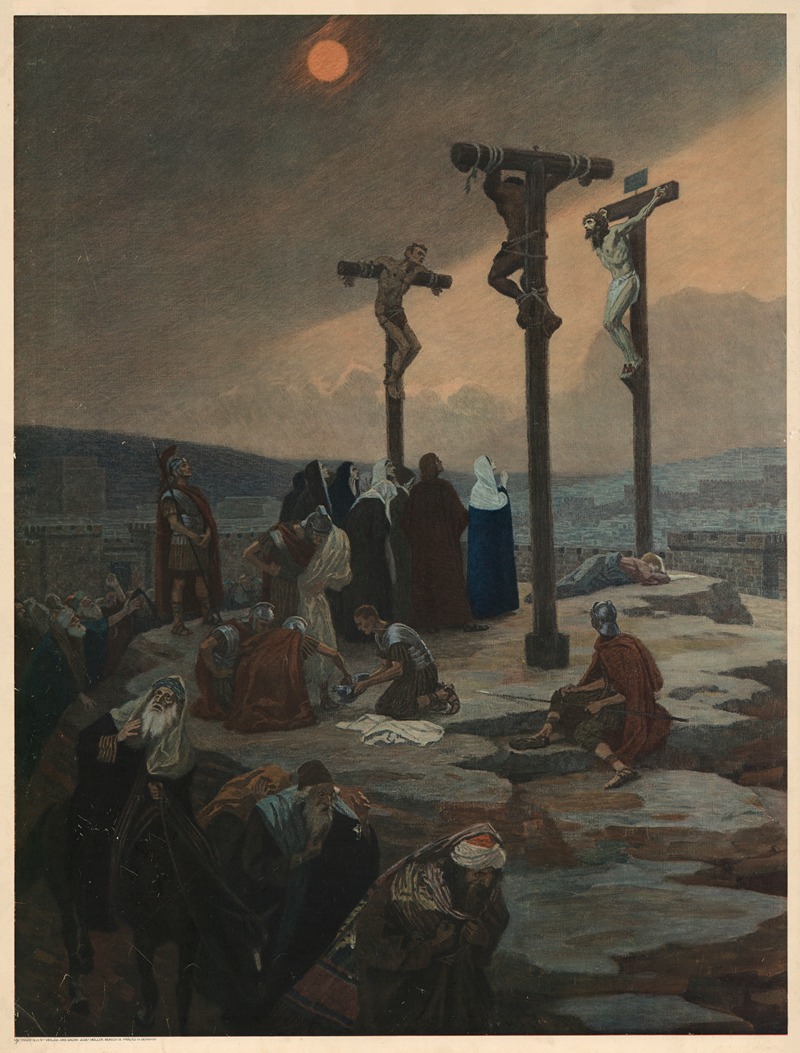 The Crucifixion by Gebhard Fugel, 1933 — digital art print download