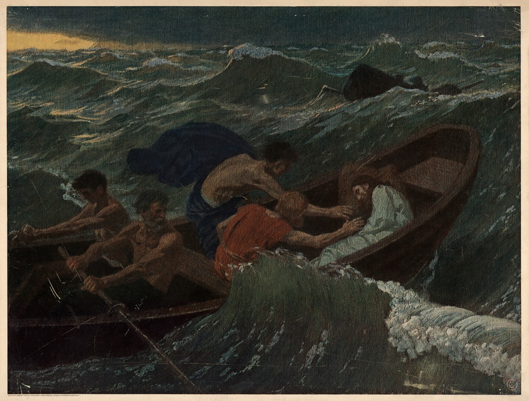 The storm on the lake by Gebhard Fugel, 1932 — digital art print download