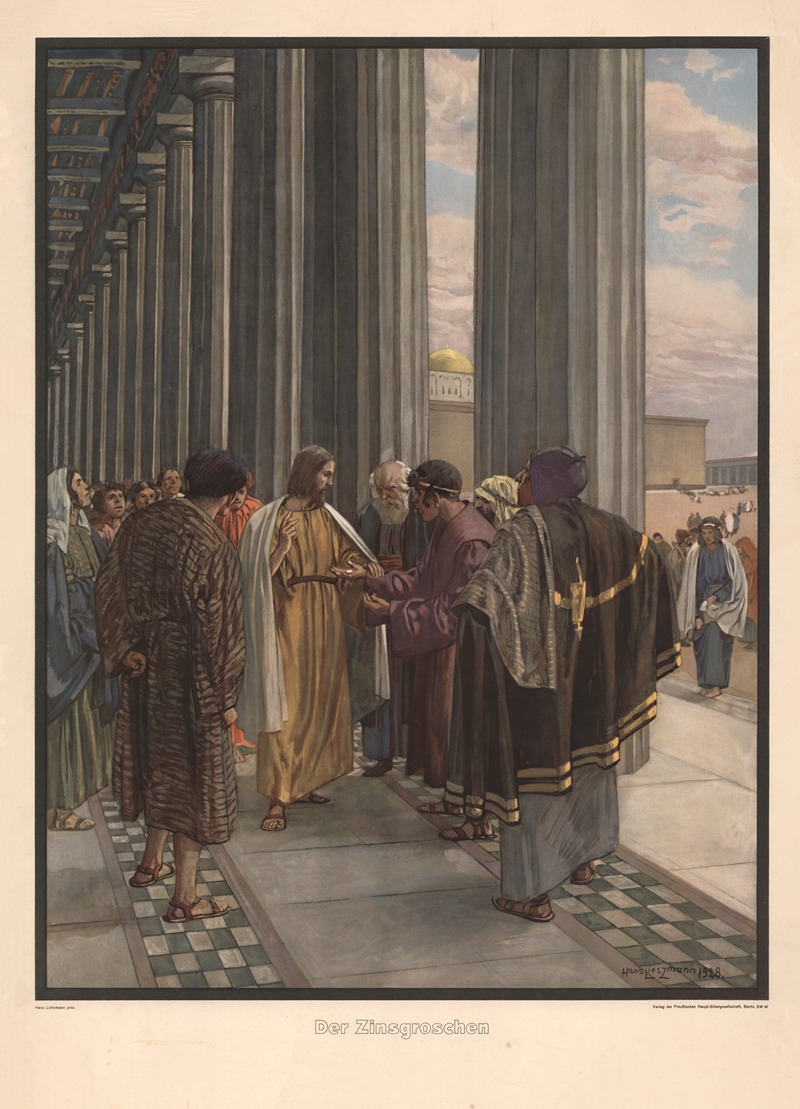 Der Zinsgroschen by Ганс Лиццманн, 1928 — digital art print download