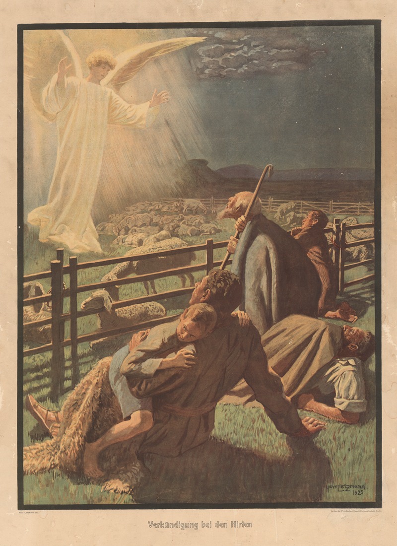 Verkündigung bei den Hirten — Hans Lietzmann