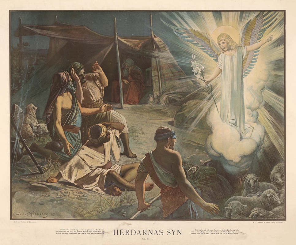 Herdarnas syn by Юлиус Кронберг, 1895 — digital art print download