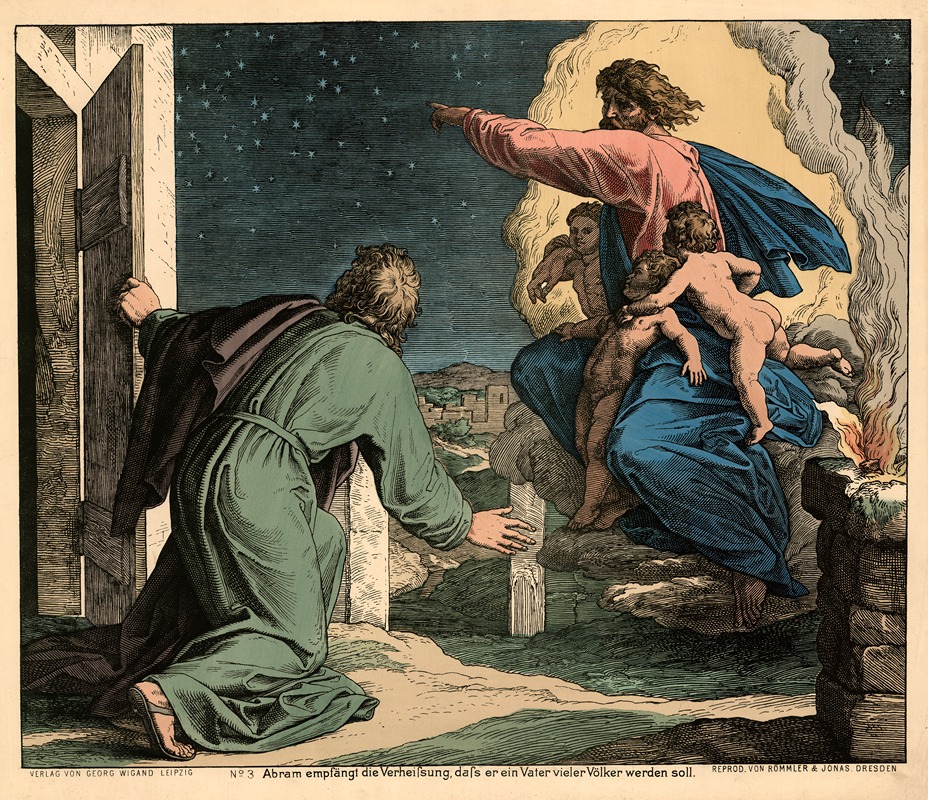 Abram empfangt die Verheissung — Julius Schnorr von Carolsfeld