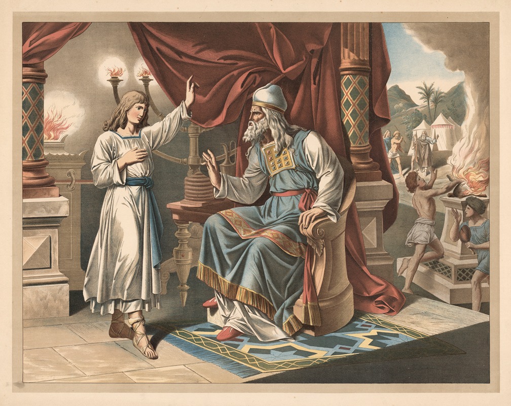 Eli and Samuel by Lith. Anstalt v. Müller & Eismann, 1910 — digital art print download