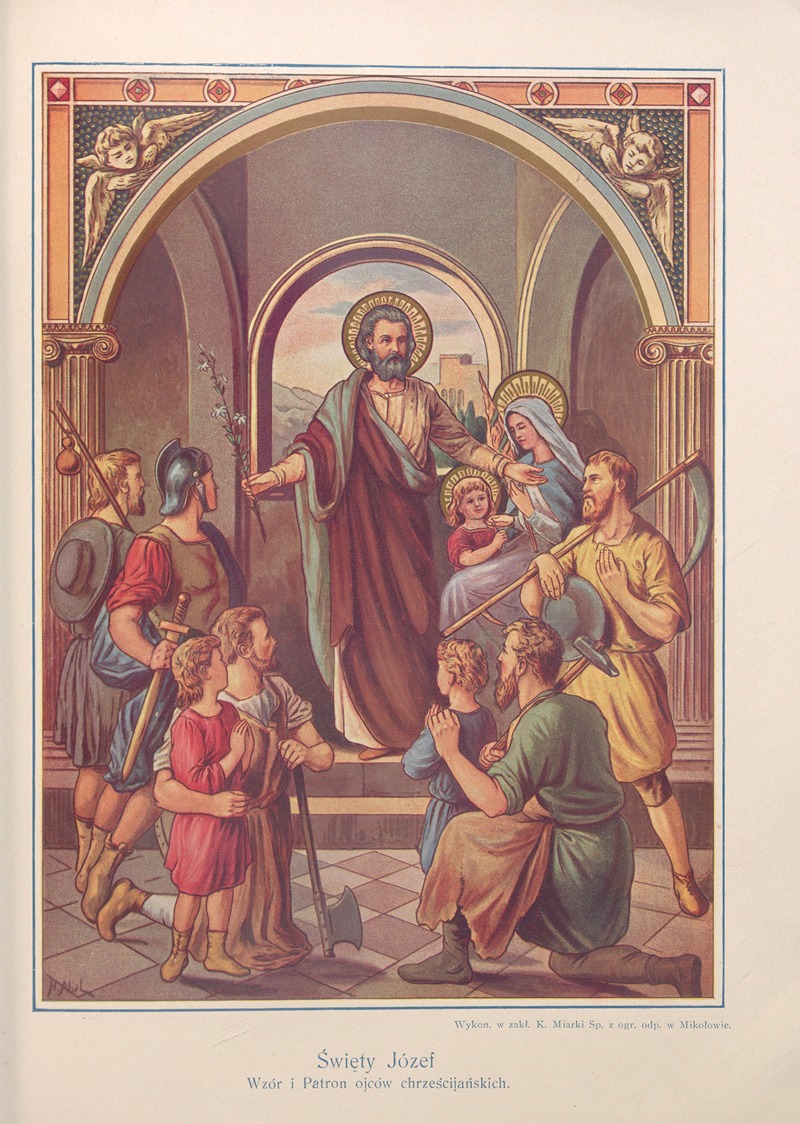 Święty Józef by Otto Bitschnau, 1912 — digital art print download