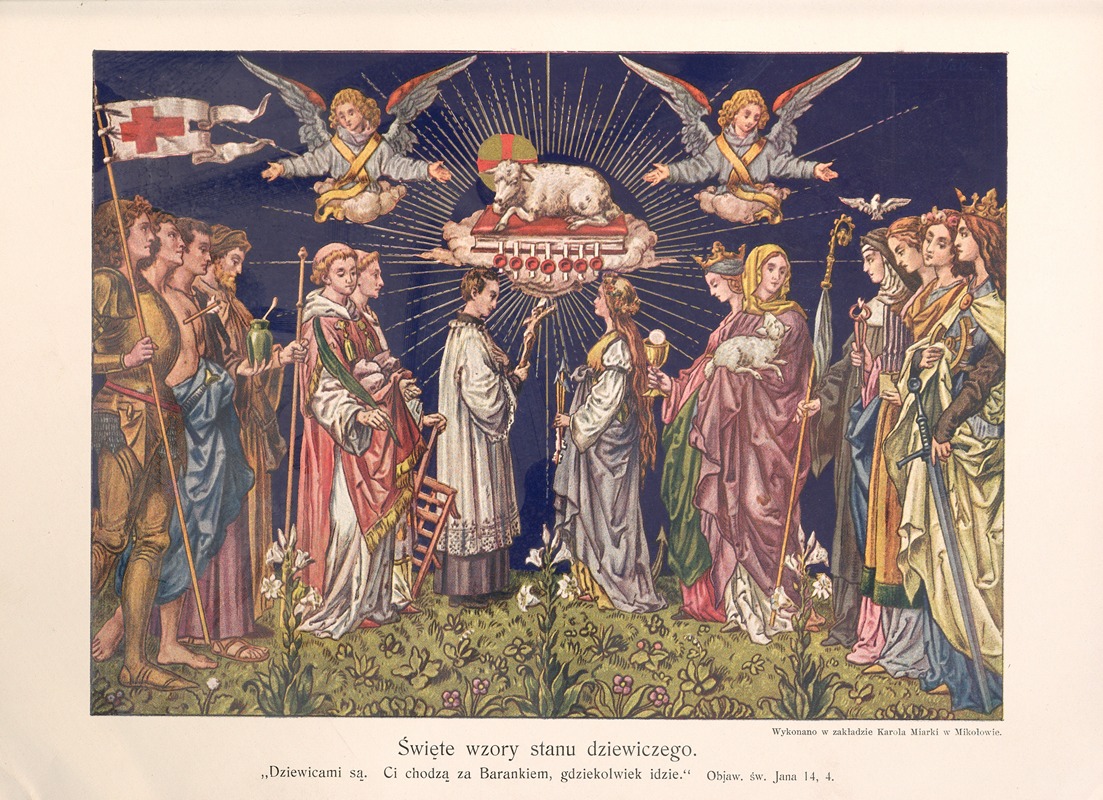 Święte wzory stanu dziewiczego by Otto Bitschnau, 1912 — digital art print download
