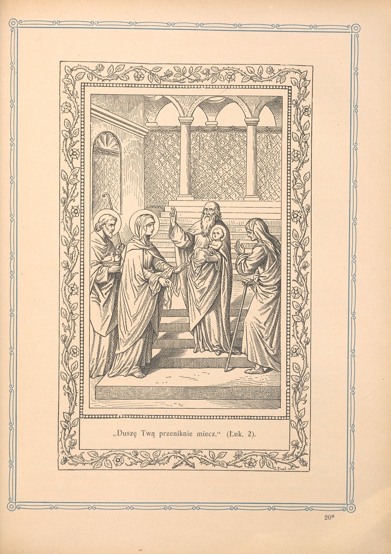 Duszę Twą przeniknie miecz by Otto Bitschnau, 1912 — digital art print download