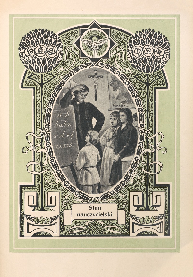 Stan nauczycielski by Otto Bitschnau, 1912 — digital art print download