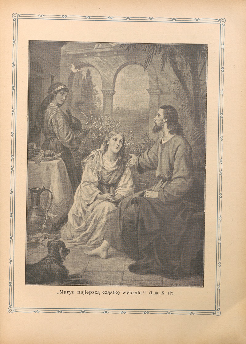 Marya najlepszą cząstkę wybrała by Otto Bitschnau, 1912 — digital art print download