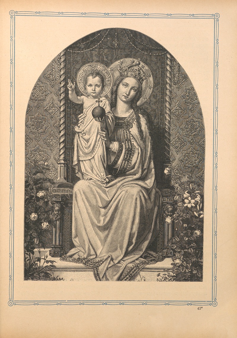 Mary with baby Jesus — Otto Bitschnau