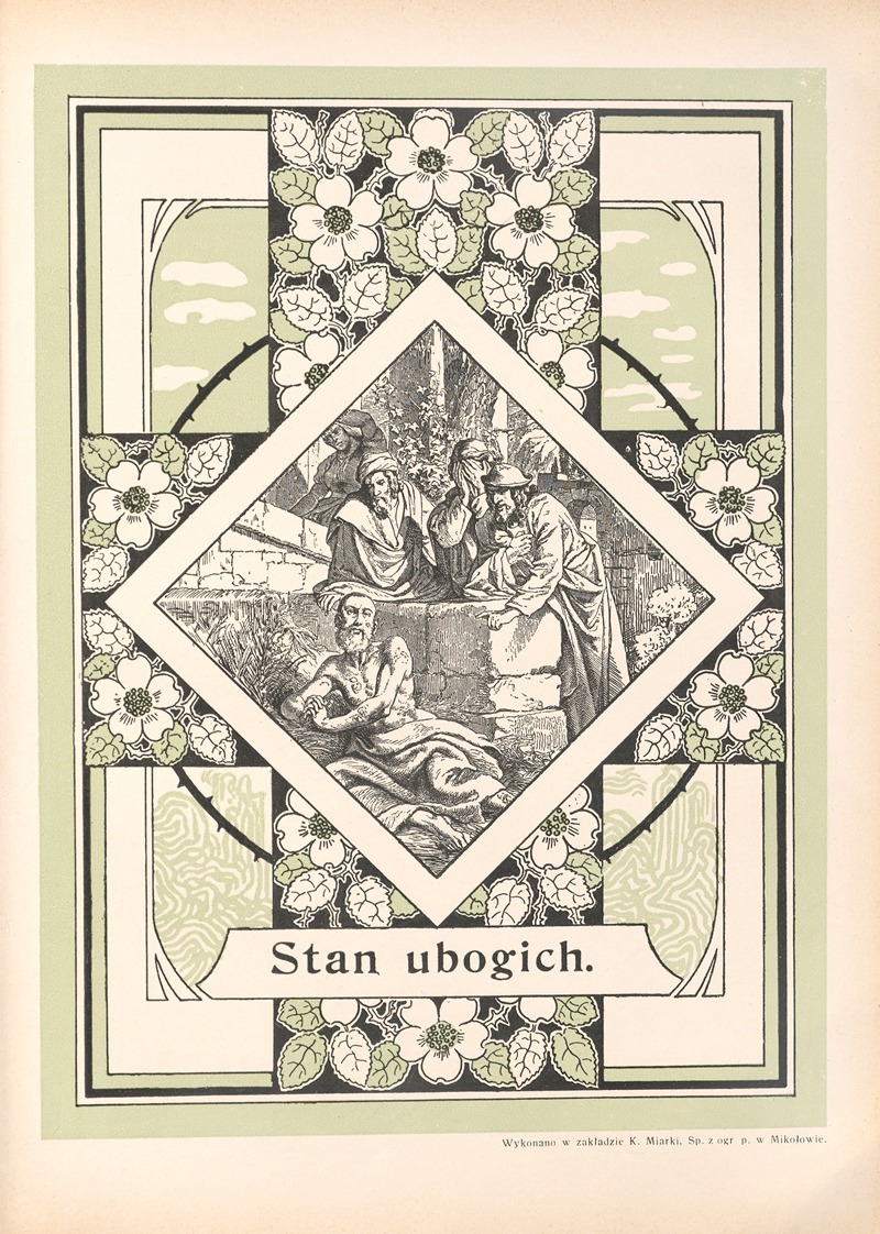 Stan ubogich by Otto Bitschnau, 1912 — digital art print download