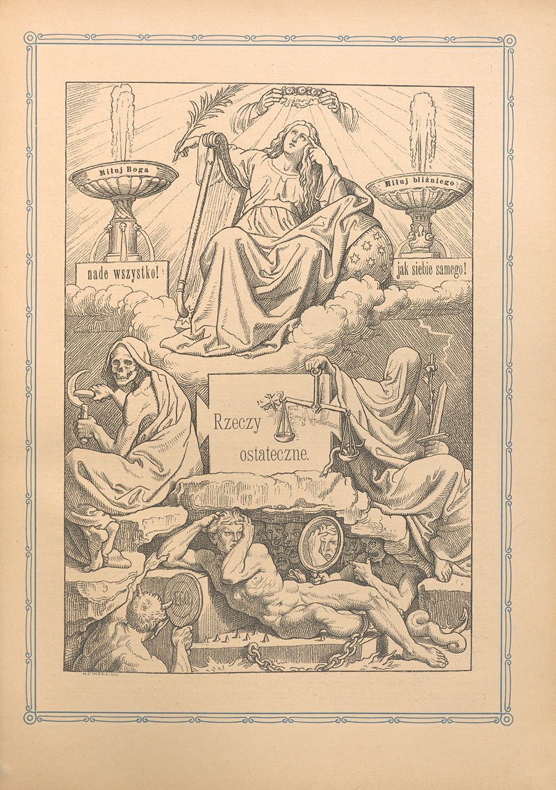 Rzeczy Ostateczne by Otto Bitschnau, 1912 — digital art print download