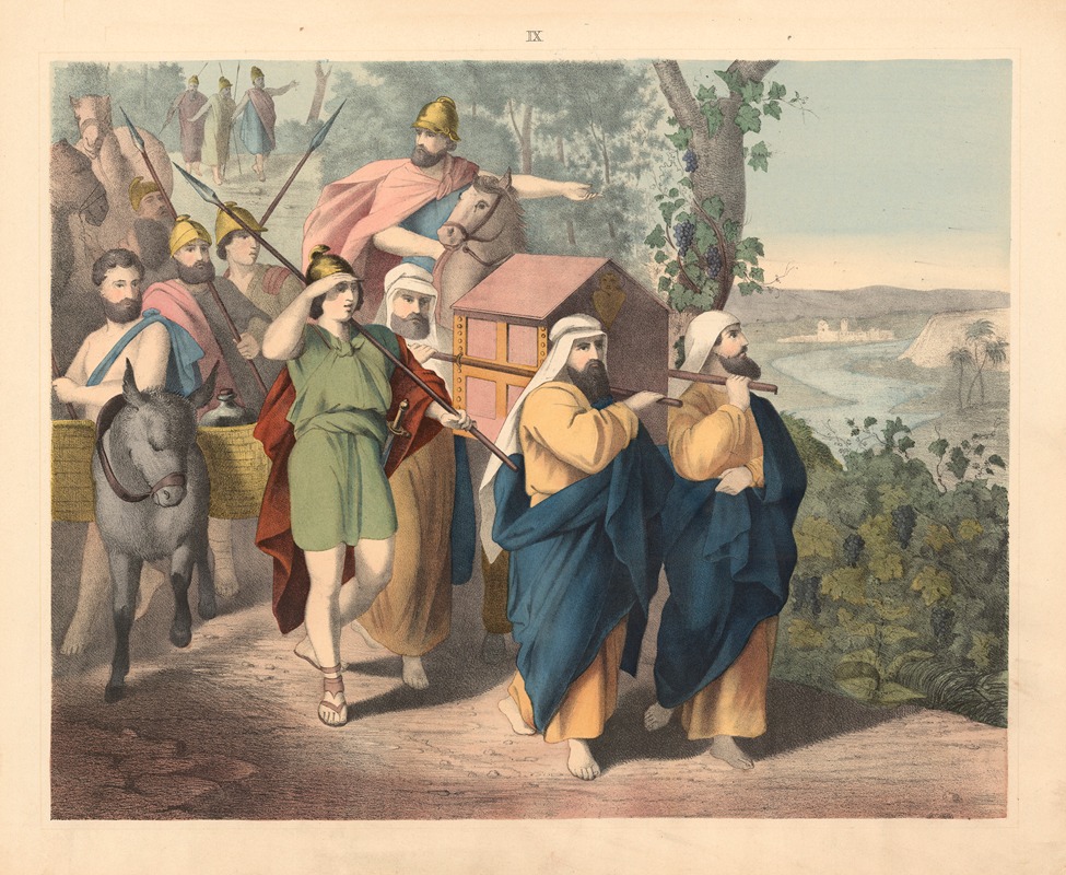 Joshua Crosses the Jordan — Sandberg