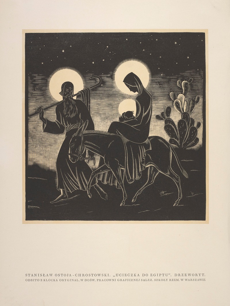 Ucieczka do Egiptu II. by Станислав Остоja-Хростовский, 1929 — digital art print download