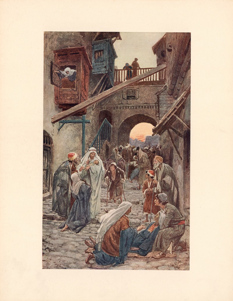 Jesus healing the Sick by William Hole — digital art print download