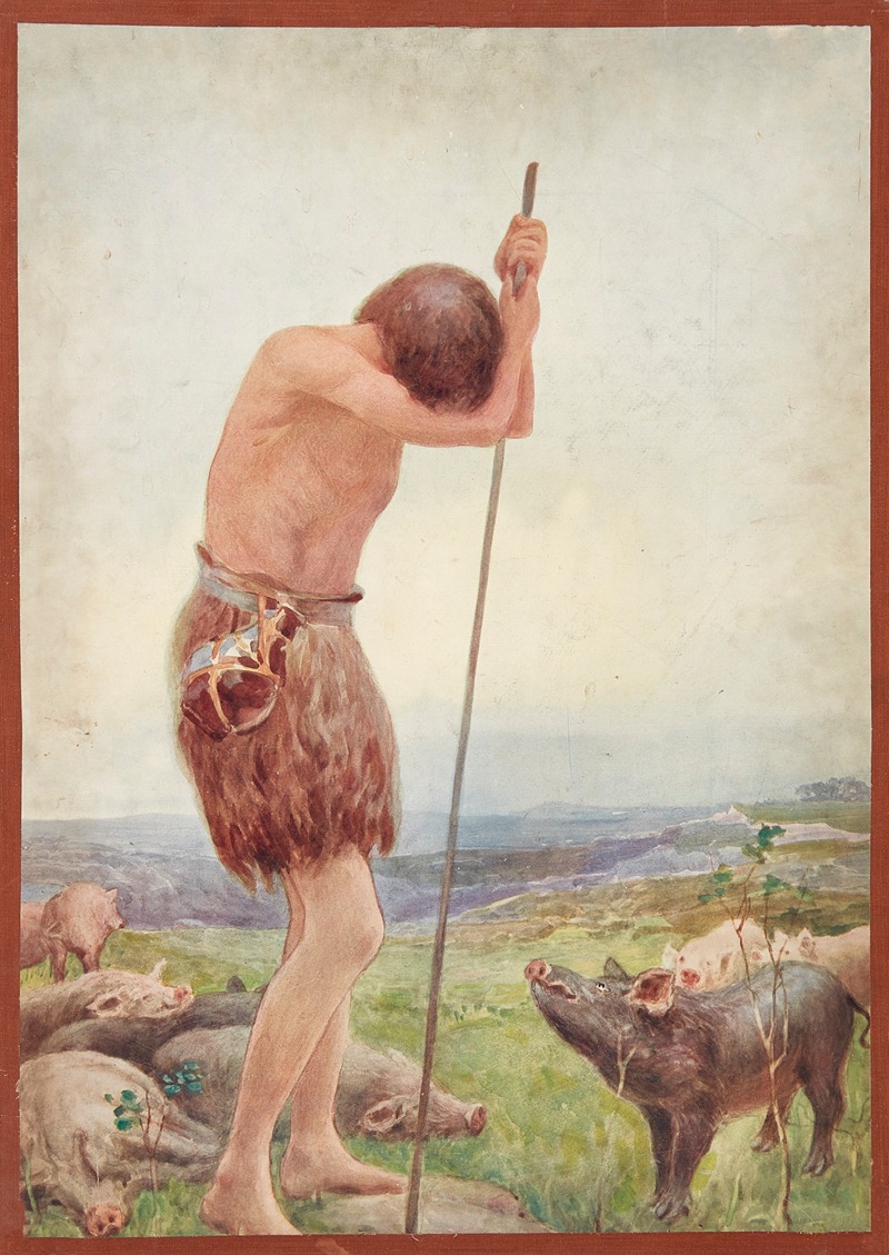 The Prodigal Son by Robert Payton Reid, 1910 — digital art print download