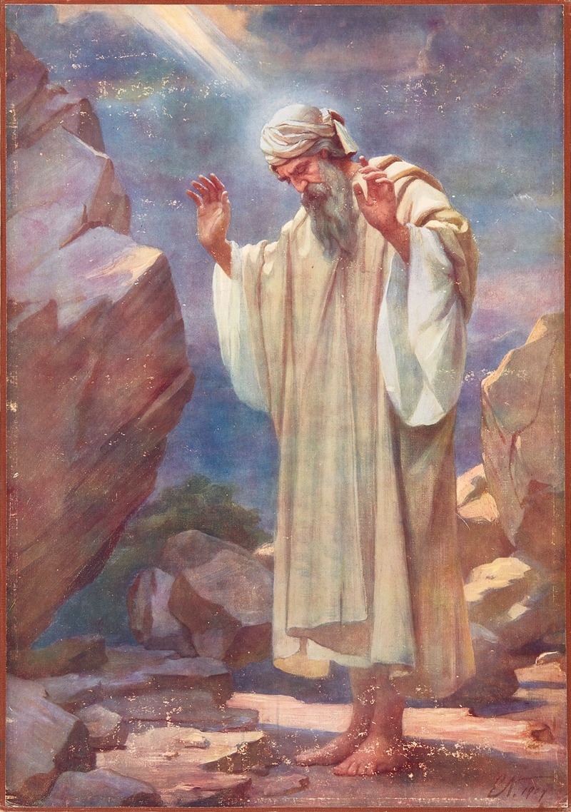 The law given on Sinai by Томас Нельсон и Сыновья, 1906 — digital art print download