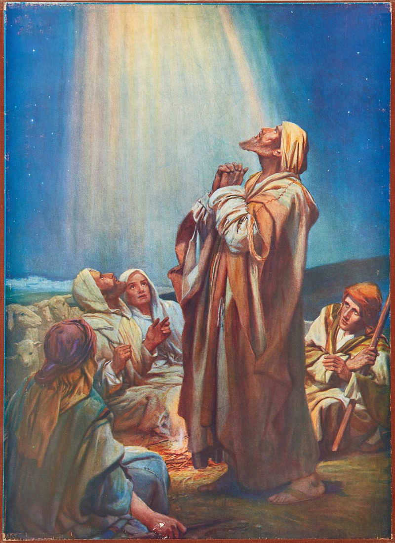 The shepherds in the field by Томас Нельсон и Сыновья, 1904 — digital art print download