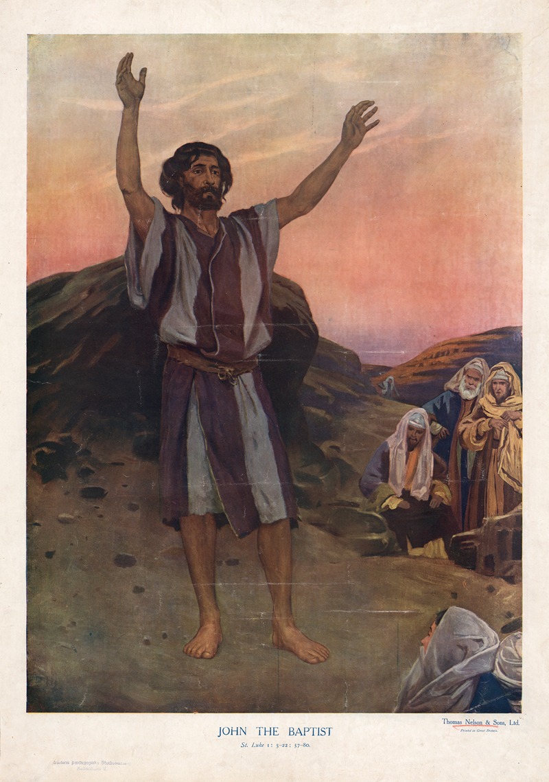 John the Babtist by Томас Нельсон и Сыновья, 1904 — digital art print download