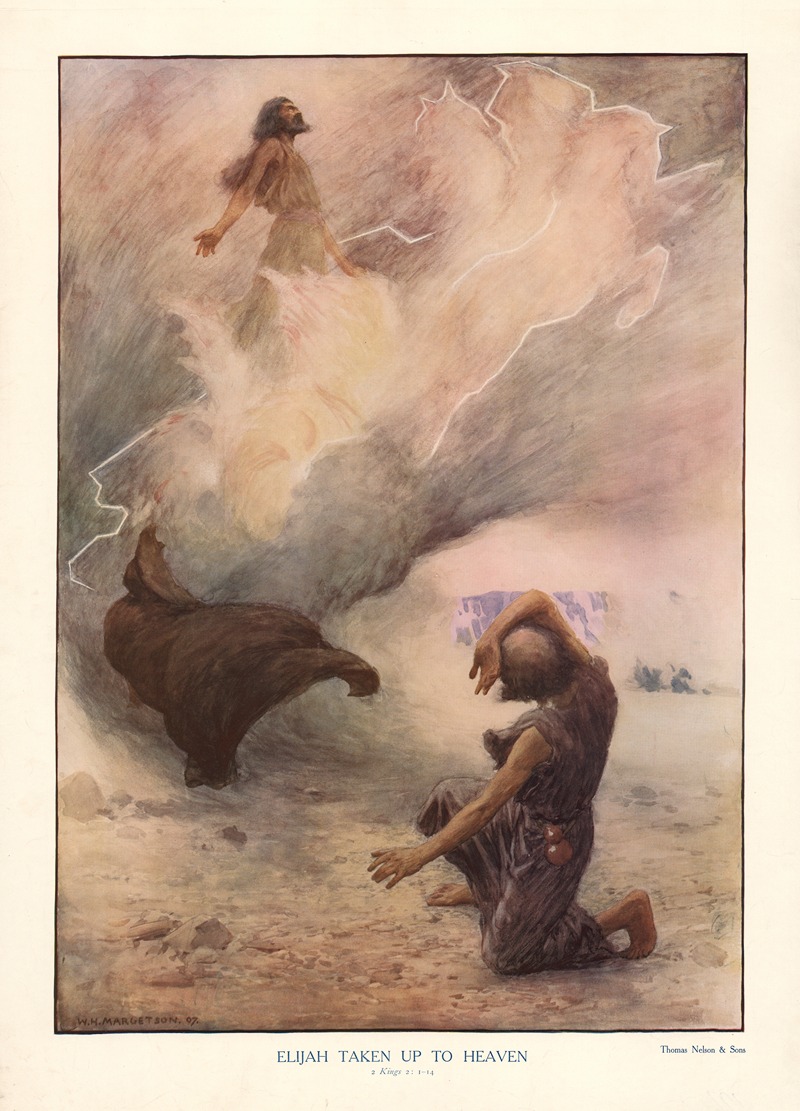 Elijah taken up to heaven — William Henry Margetson