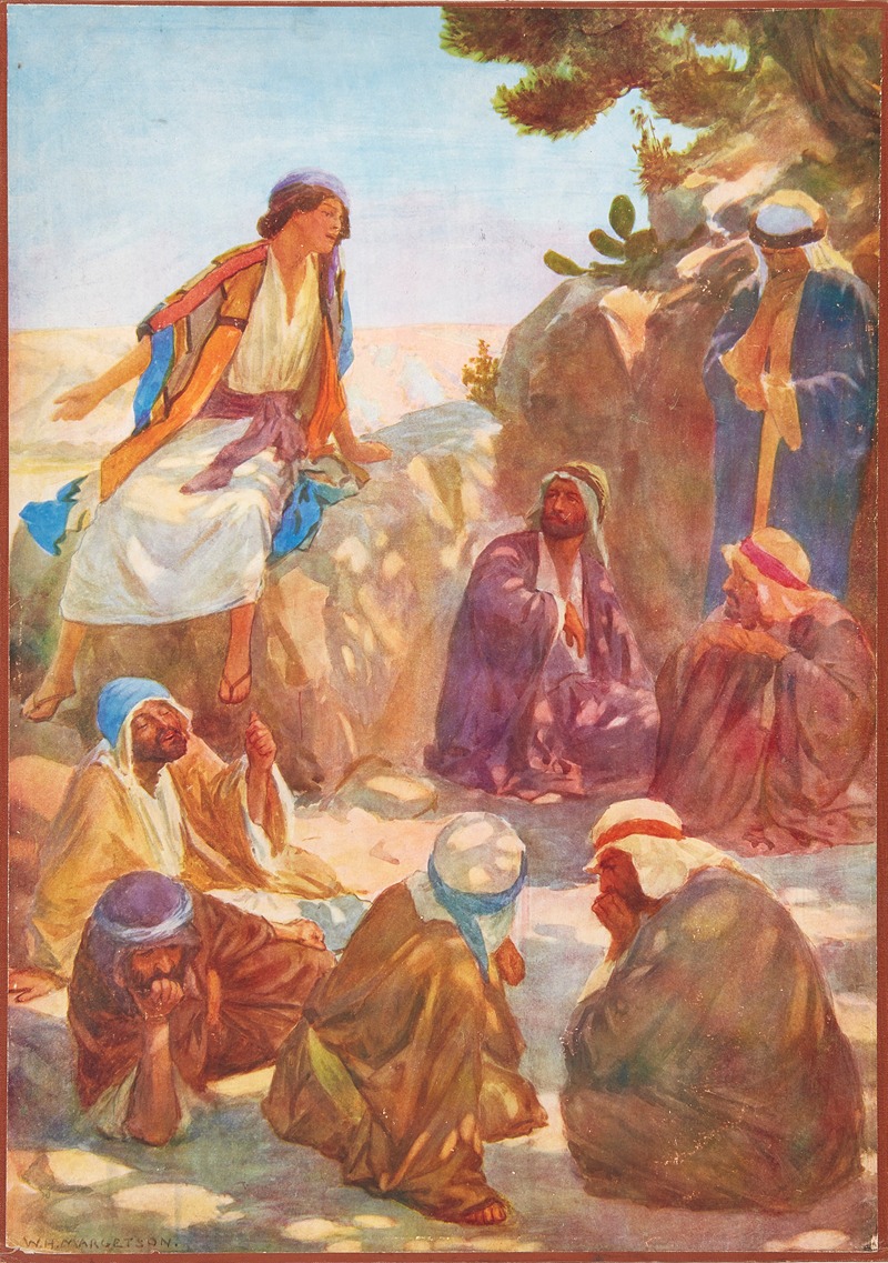 Josph telling his dreams by Уильям Генри Маргетсон, 1904 — digital art print download