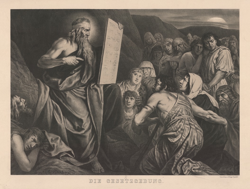 The tablets of the law — Fritz Roeber