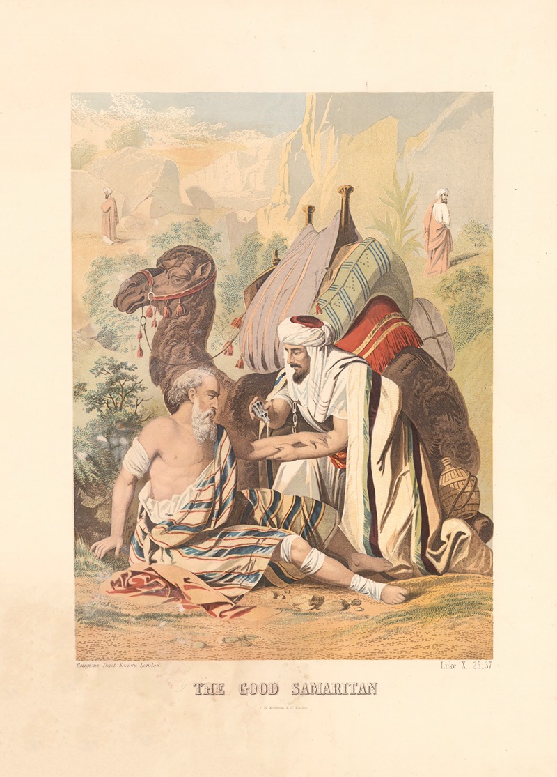 The Good Samaritan by Джозеф Мартин Кронхейм, 1870 — digital art print download