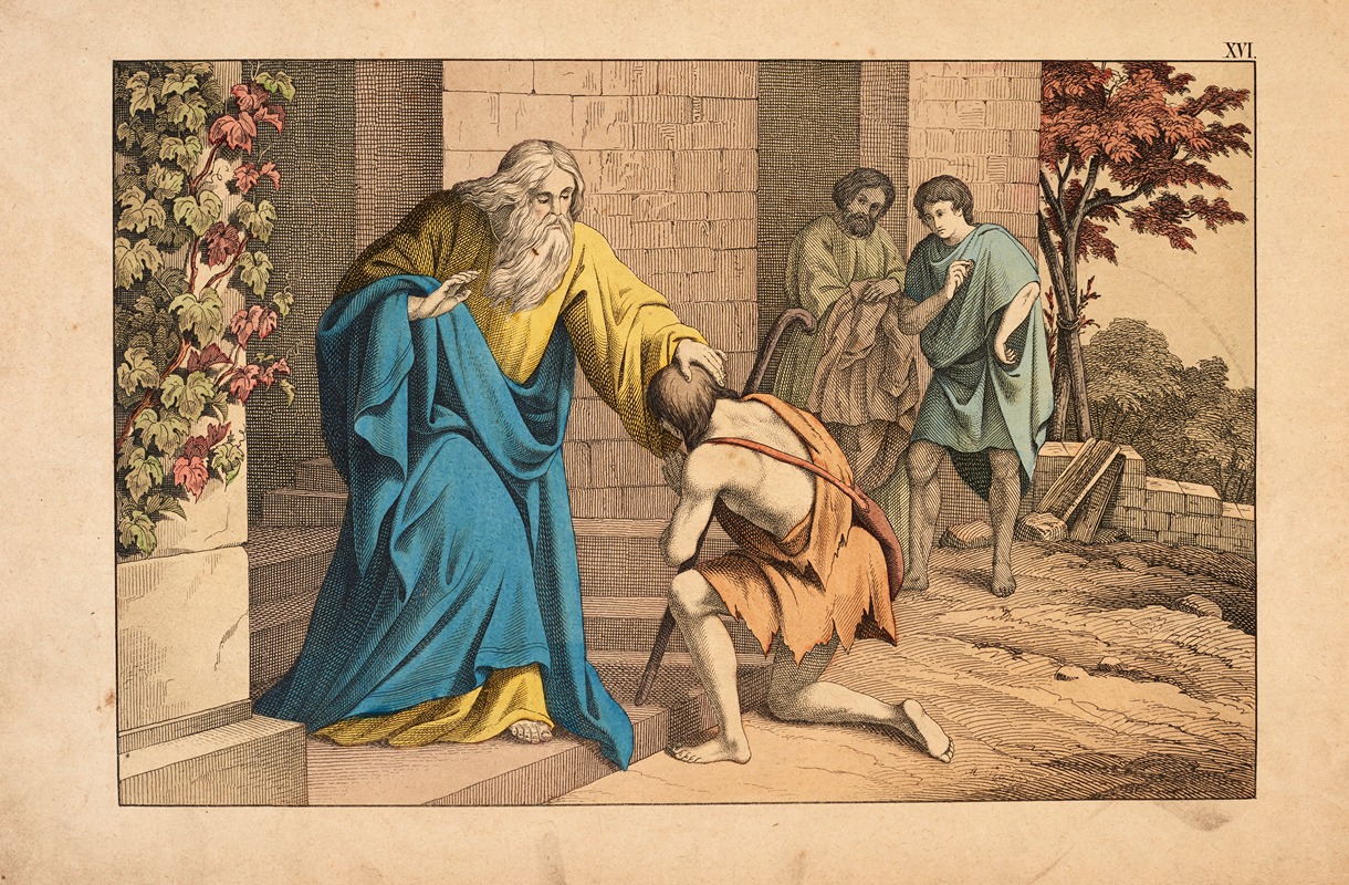 The Prodigal Son by Theodor Eckardt, 1879 — digital art print download
