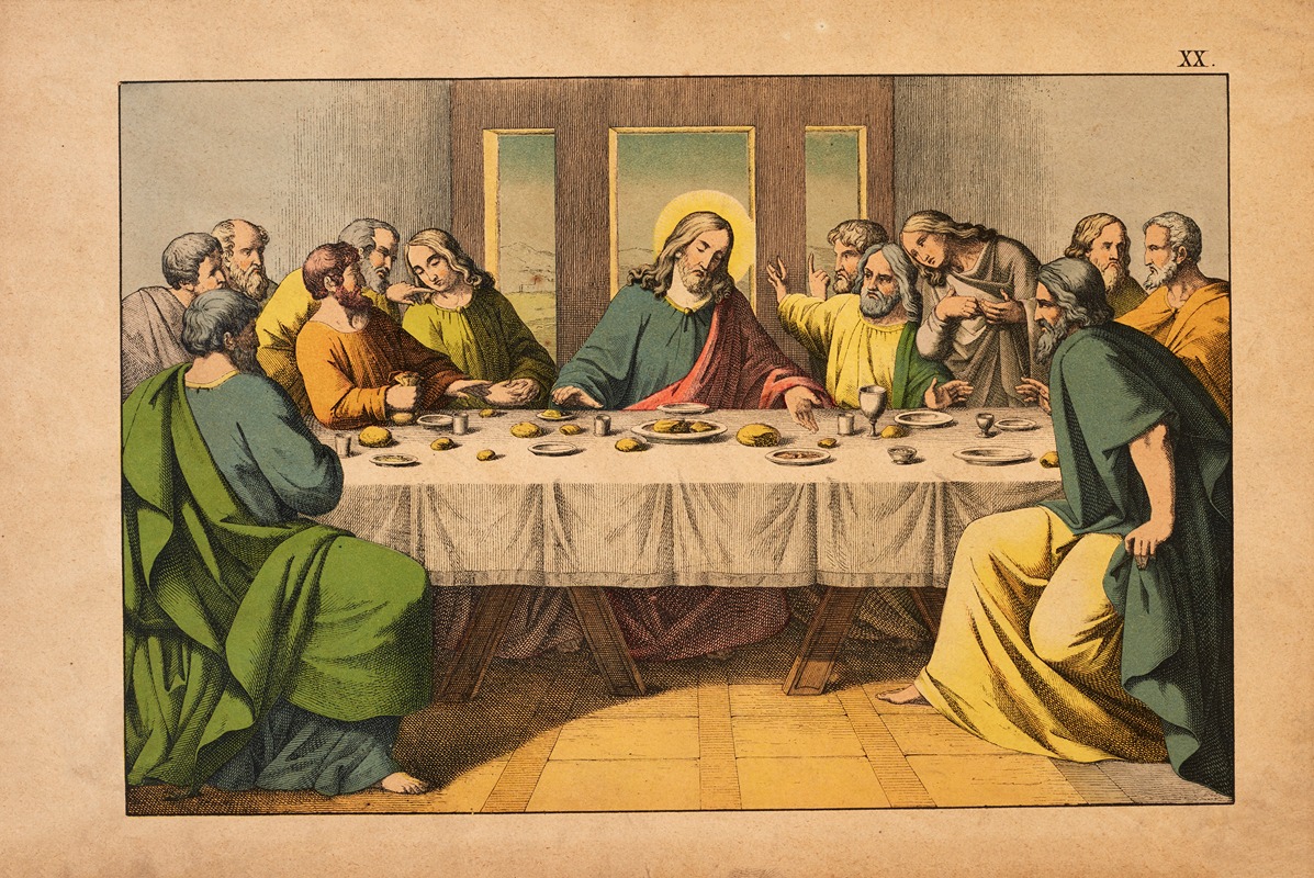 The Holy Communion by Theodor Eckardt, 1879 — digital art print download