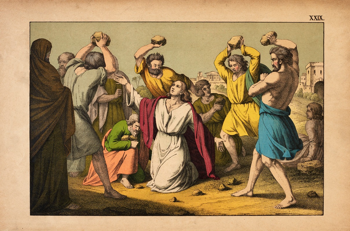 The martyrdom of Stephen — Theodor Eckardt