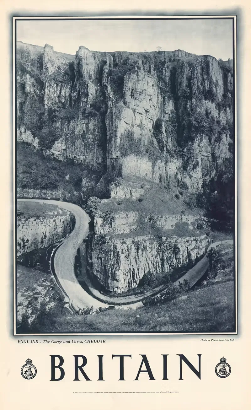 England - The Gorge and Caves, Cheddar — Travel Association of Great Britain & Northern Ireland