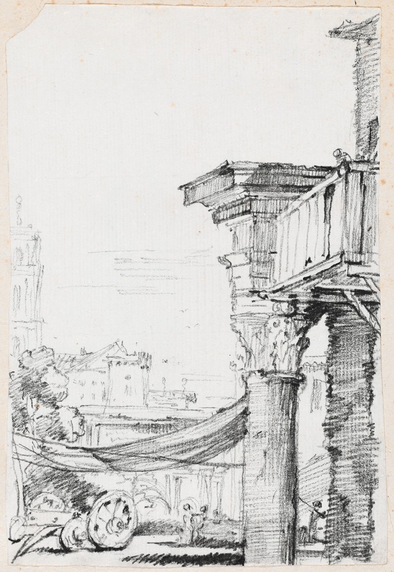 A Balcony in the Roman Forum — Joseph-Marie Vien