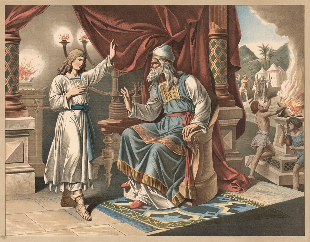 Eli and Samuel by Wangemann, 1910 — digital art print download
