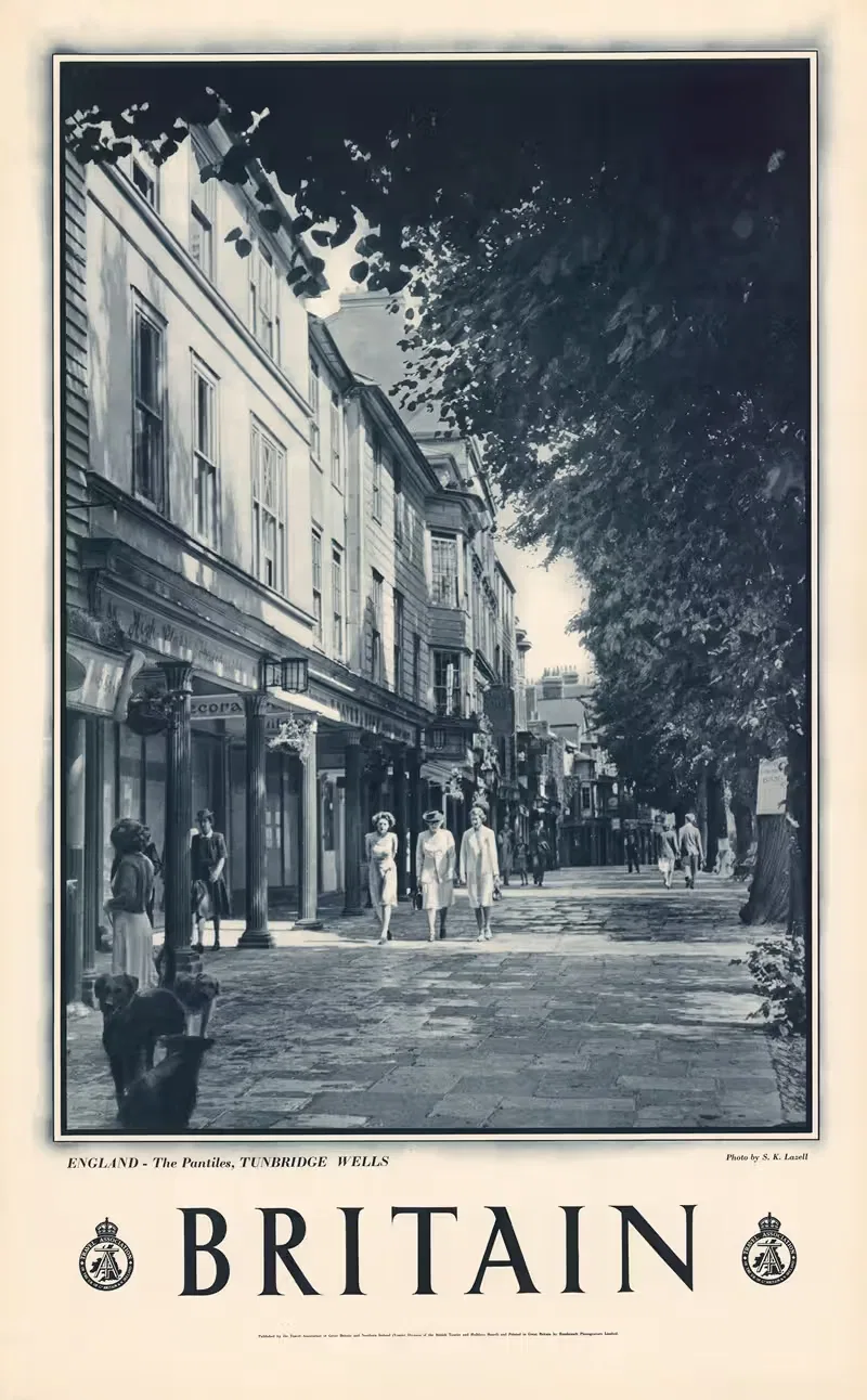 England - The Pantiles, Tunbridge Wells — Travel Association of Great Britain & Northern Ireland