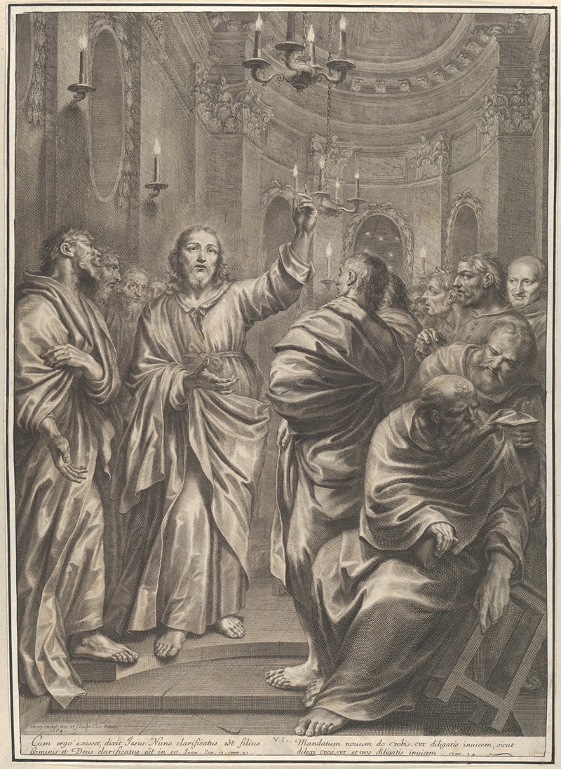 Christ Preaching to his Disciples by Grégoire Huret, 1664 — digital art print download
