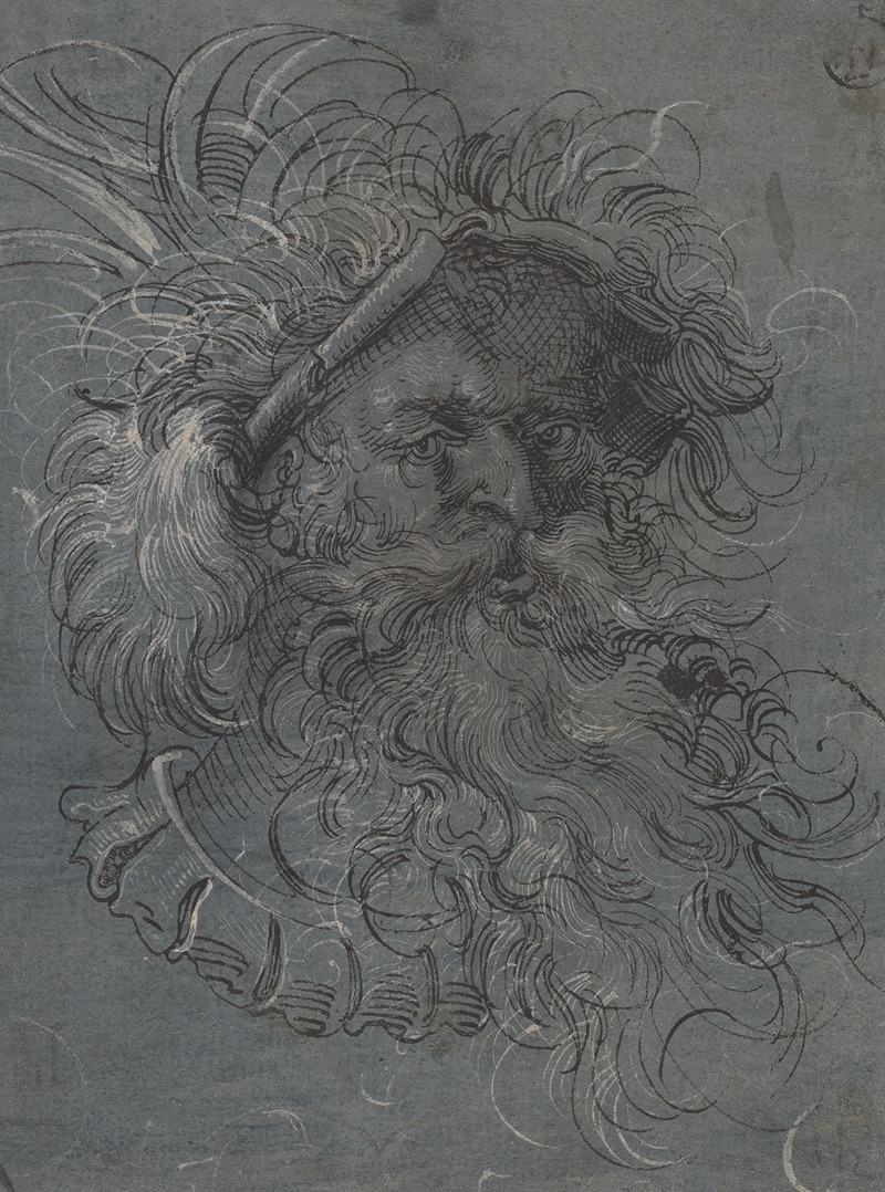 Head of a Bearded Man — Йост Амман