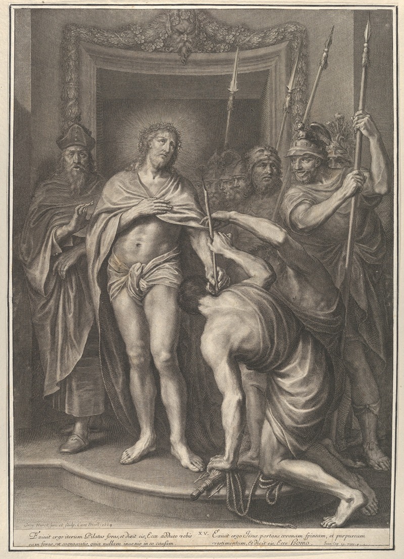 Christ Before the People by Grégoire Huret, 1664 — digital art print download