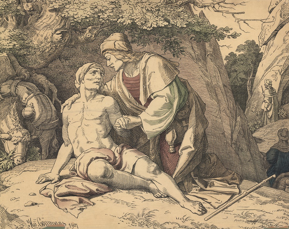 The Good Samaritan by H. Commans — digital art print download