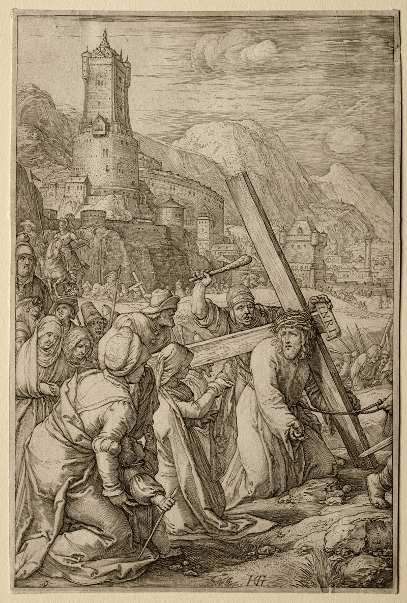 Christ Carrying the Cross — Hendrick Goltzius