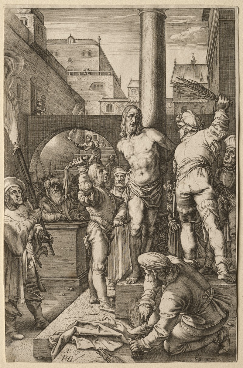The Flagellation by Генрик Гольциус, 1597 — digital art print download