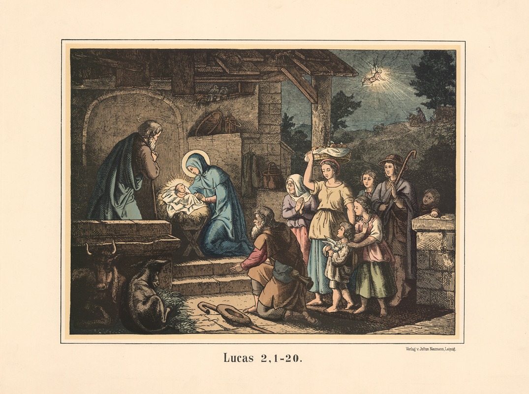 The birth of Jesus — Karl Gottlob Schönherr