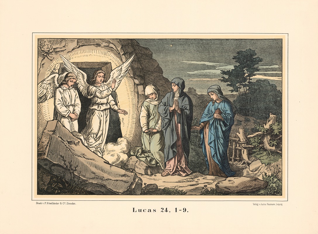 The Resurrection by Karl Gottlob Schönherr, 1911 — digital art print download