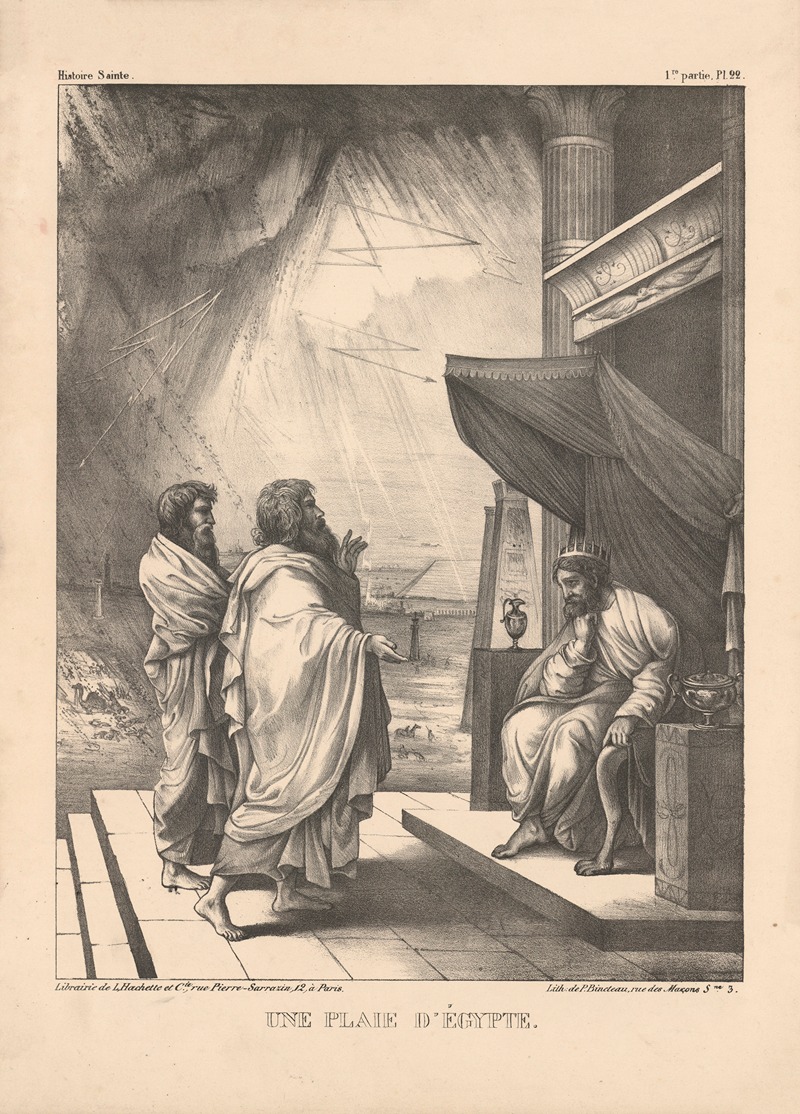 Une plaie d'Egypte by P. Bineteau, 1890 — digital art print download
