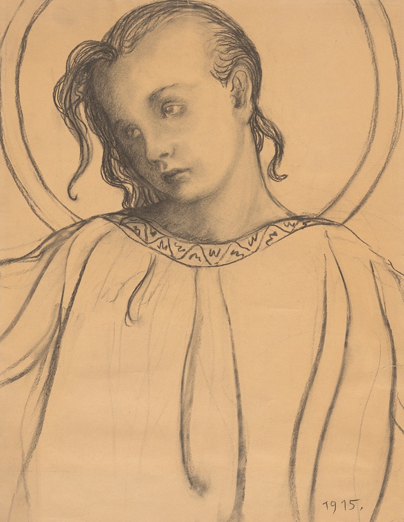 Angel by Карел Витезслав Машек, 1915 — digital art print download